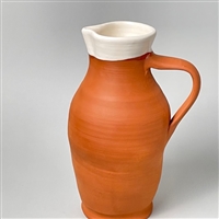 White Rim Pitcher